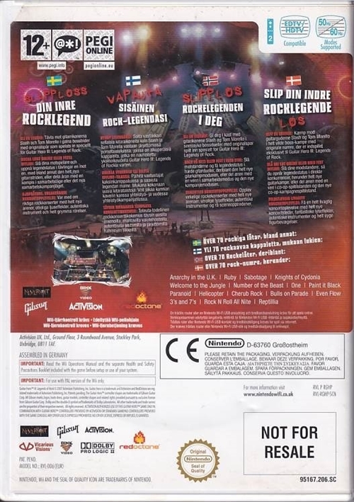 Guitar Hero 3 - Legends of Rock - Wii (B Grade) (Genbrug)